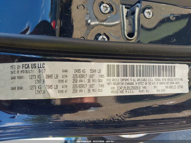 Jeep Cherokee 2018 1C4PJMLB9JD502810 Image 8