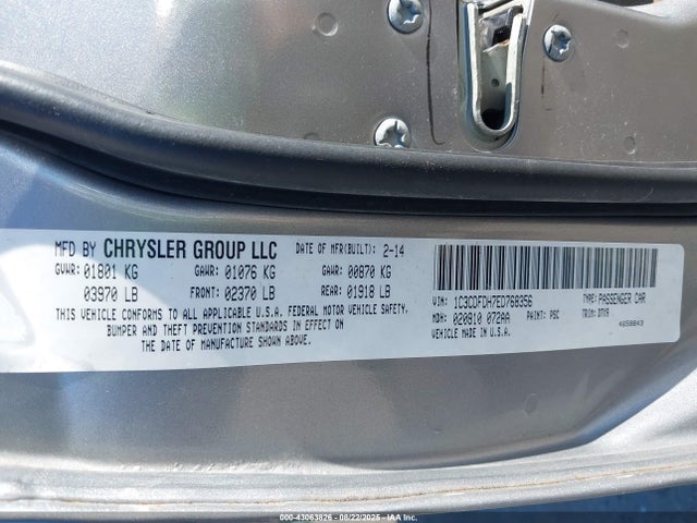 1C3CDFDH7ED768356 Dodge 2014