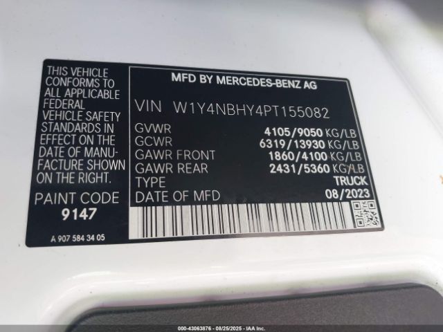 2023 MERCEDES-BENZ SPRINTER 2500 W1Y4NBHY4PT155082 Photo 8