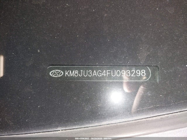 KM8JU3AG4FU093298 Hyundai dohc gdi theta ii