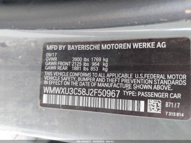 2018 MINI HARDTOP WMWXU3C58J2F50967 Photo 8