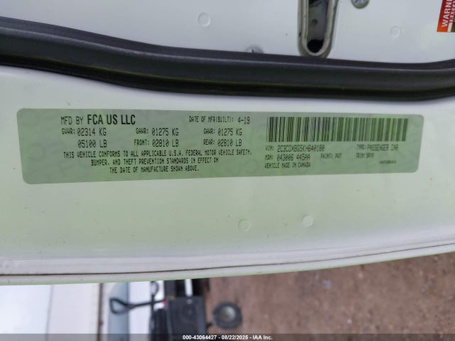 Dodge 2019 2019 2C3CDXBG5KH640180 Image 9