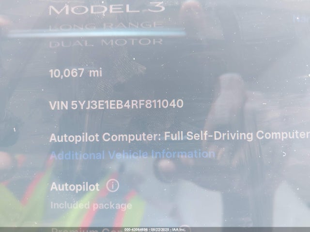 Tesla MODEL 3 2024 5YJ3E1EB4RF811040 Image 14