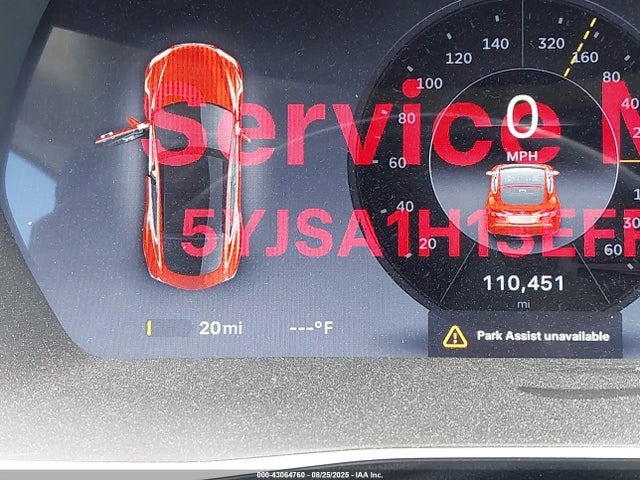 5YJSA1H13EFP47982 Tesla MODEL S