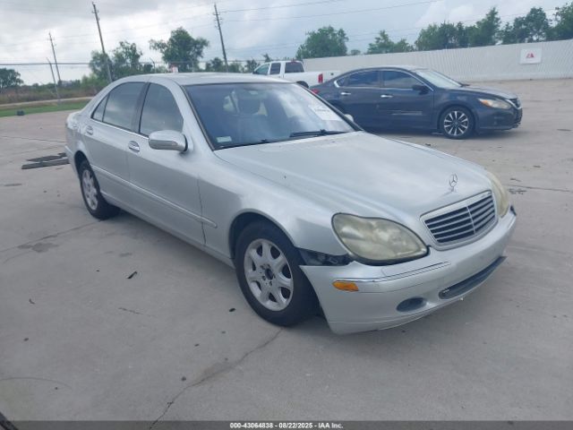 2001 MERCEDES-BENZ S 500 WDBNG75J11A218146