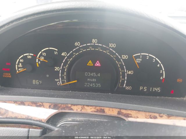 2001 MERCEDES-BENZ S 500 WDBNG75J11A218146 Photo 6