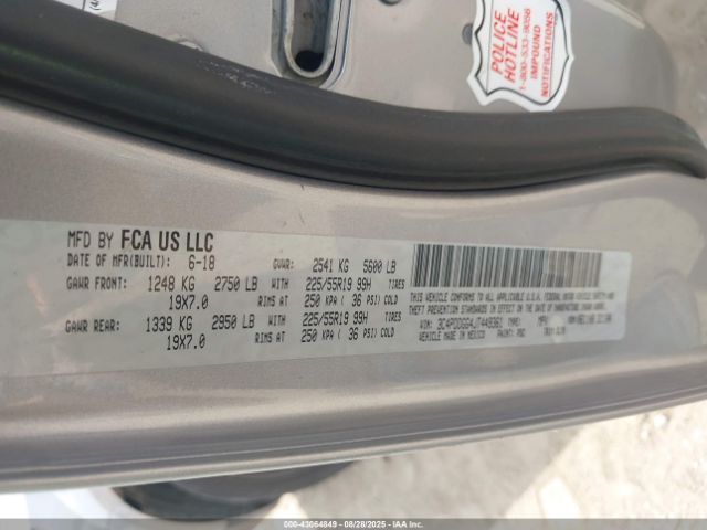 2018 DODGE JOURNEY 3C4PDDGG4JT449361 Photo 8