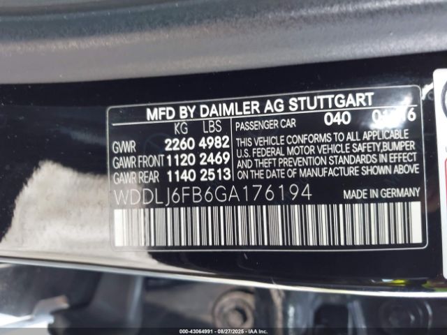 2016 MERCEDES-BENZ CLS 400 WDDLJ6FB6GA176194 Photo 8