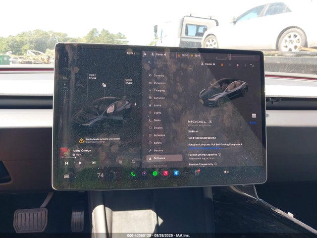 5YJ3E1EA2SF999764 Tesla MODEL 3