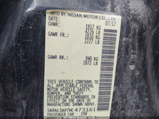 1N4AL3AP7HC473161 Nissan 2017