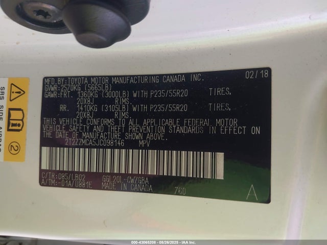 Lexus 2gr-fks 2018 2T2ZZMCA5JC098146 Image 9