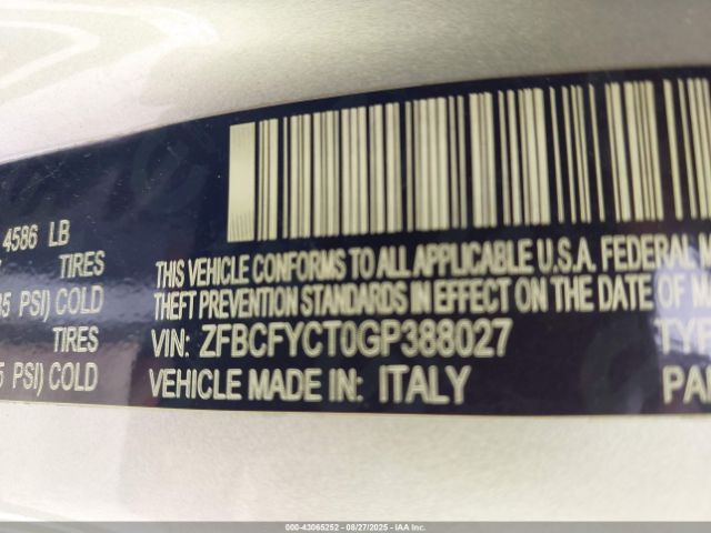 2016 FIAT 500X ZFBCFYCT0GP388027 Photo 8