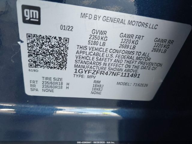 2022 CADILLAC XT4 1GYFZFR47NF111491 Photo 8