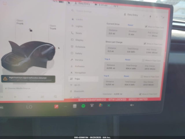 2025 TESLA MODEL 3 5YJ3E1EB4SF989312 Photo 6
