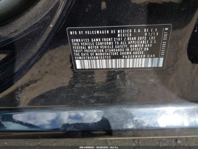2019 VOLKSWAGEN JETTA 3VWC57BU5KM152733 Photo 8