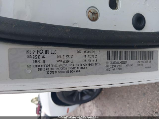 2018 DODGE CHALLENGER 2C3CDZAG6JH215207 Photo 8