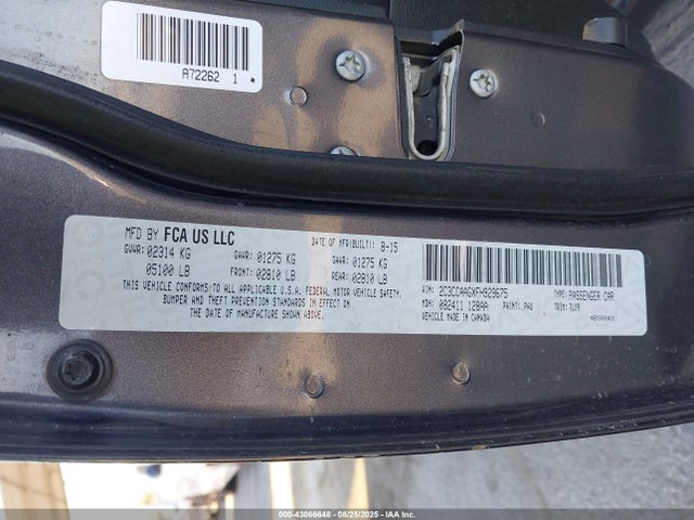 Chrysler 300 2015 2C3CCAAGXFH929675 Image 9