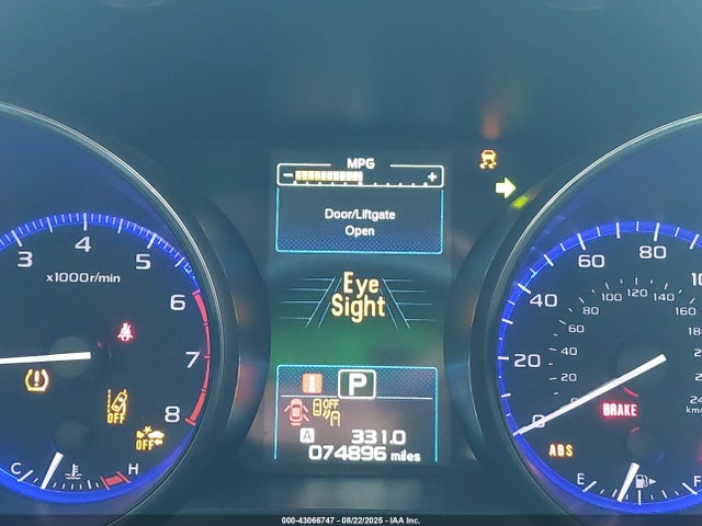 4S4BSANC4G3353826 Subaru 2.5l u5