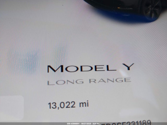 2025 TESLA MODEL Y 7SAYGDED3SF231189 Photo 6