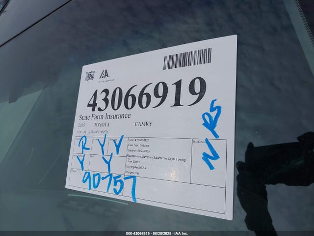 4T1BF1FK0FU980526 Toyota 2ar-fe