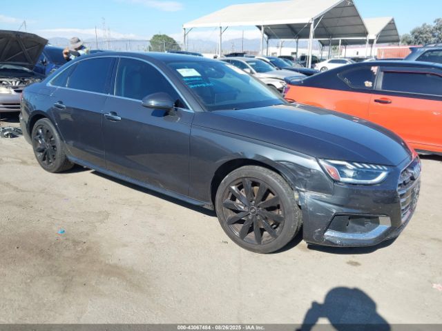 2022 AUDI A4 WAUBBAF47NA035281