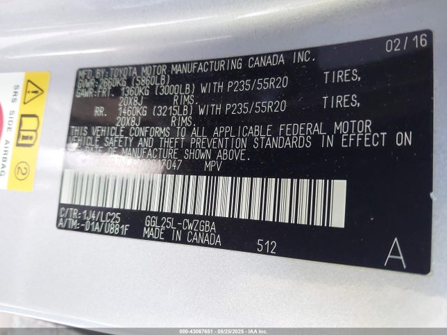 Lexus RX 2016 2T2BZMCA2GC017047 Image 9