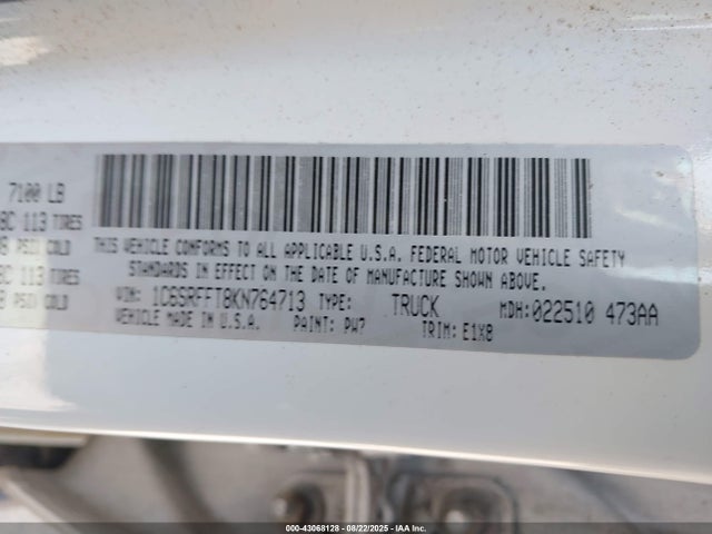 RAM 1500 2019 1C6SRFFT8KN764713 Image 9