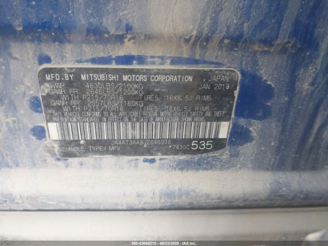 2018 MITSUBISHI ECLIPSE CROSS JA4AT3AA9JZ046938 Photo 8