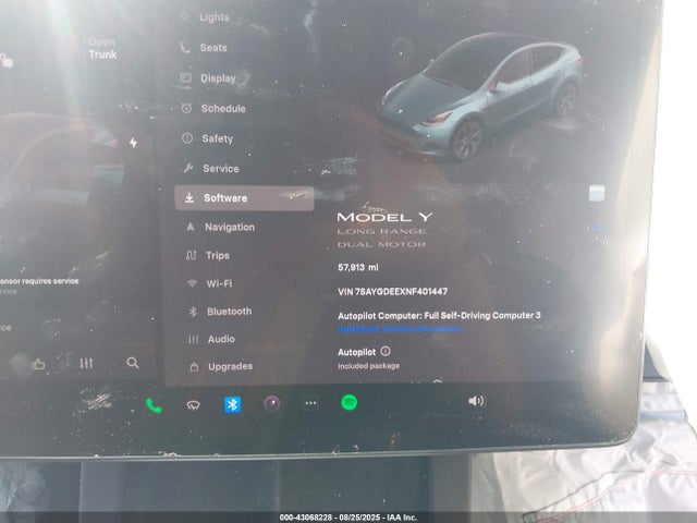 2022 TESLA MODEL Y 7SAYGDEEXNF401447 Photo 6