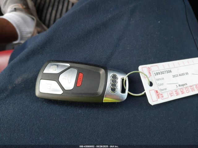 2023 AUDI S5 CABRIOLET WAUY4GF56PN007726 Photo 10