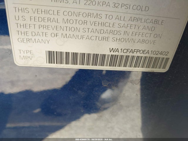 2014 AUDI Q5 WA1CFAFP0EA102402 Photo 8