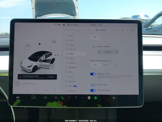 5YJ3E1EA7PF421912 Tesla MODEL 3