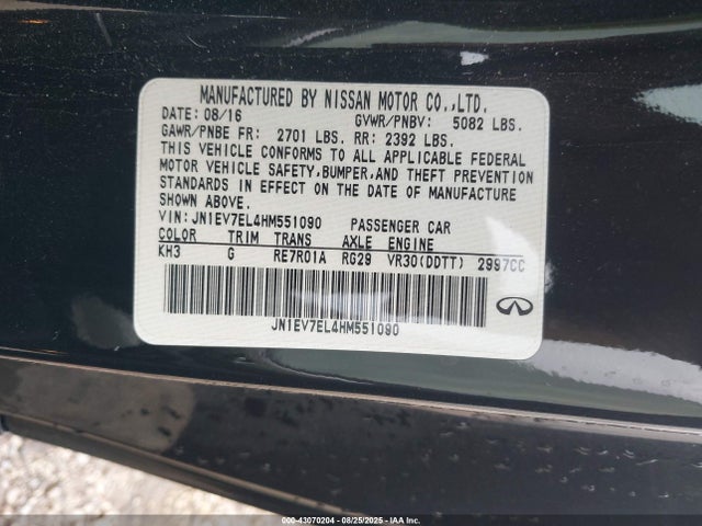 JN1EV7EL4HM551090 Infiniti Q60