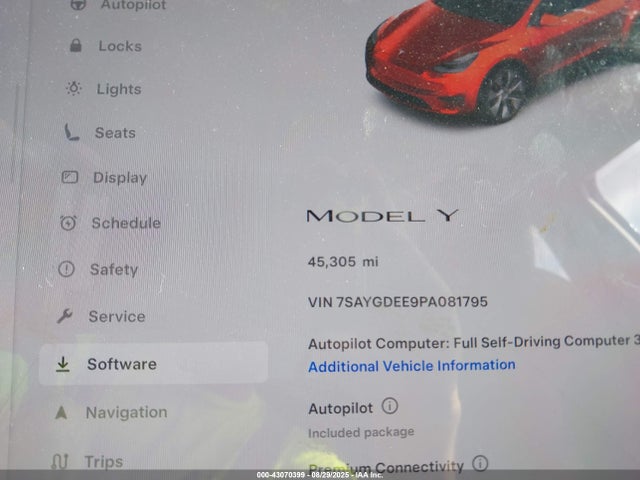 2023 TESLA MODEL Y 7SAYGDEE9PA081795 Photo 6