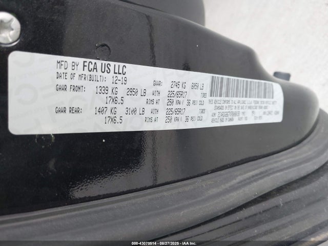 Dodge 2019 2019 2C4RDGBG7KR806036 Image 9