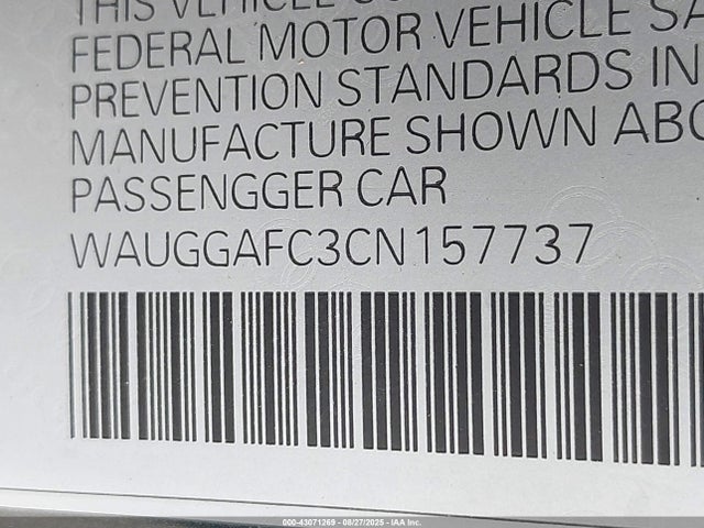 2012 AUDI A6 WAUGGAFC3CN157737 Photo 8