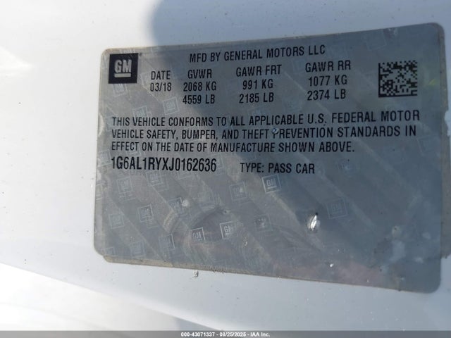 2018 CADILLAC ATS-V 1G6AL1RYXJ0162636 Photo 8