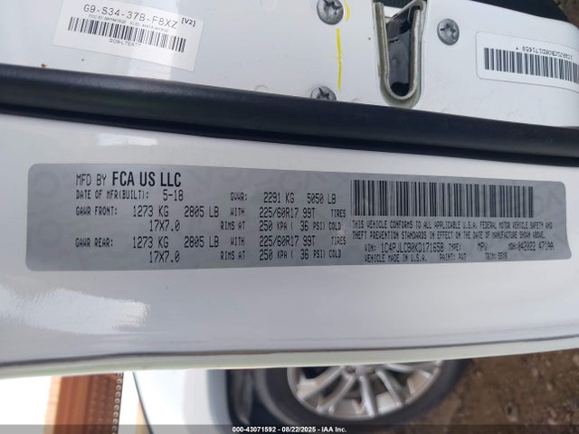 1C4PJLCB0KD171658 Jeep Cherokee