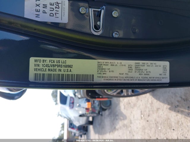 1C4SJVBP9RS168962 Jeep 2024