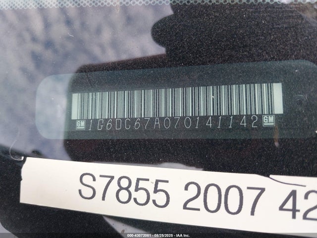 2007 CADILLAC STS 1G6DC67A070141142 Photo 8