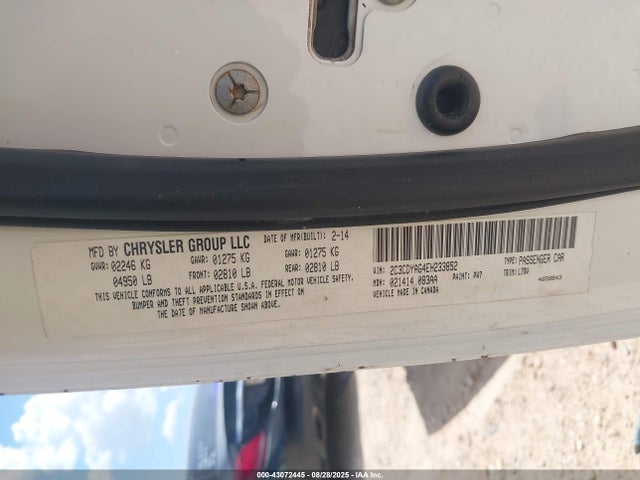 Dodge Challenger 2014 2C3CDYAG4EH233852 Image 9