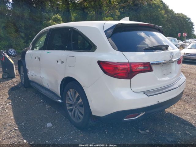 2014 ACURA MDX 5FRYD4H48EB025984 Photo 2