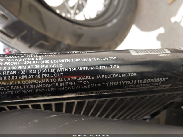 2020 HARLEY-DAVIDSON FLSL 1HD1YDJ11LB030868 Photo 9