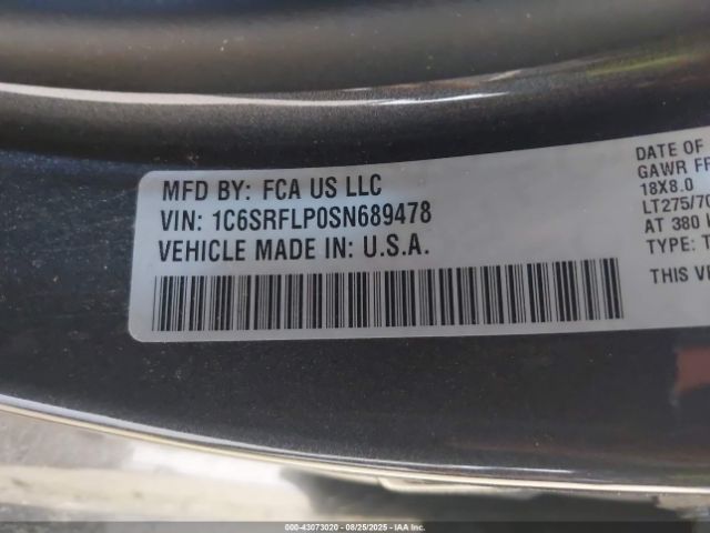 2025 RAM 1500 1C6SRFLP0SN689478 Photo 8