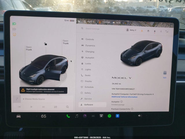 Tesla Model Y 2024 7SAYGDED3RF018527 Image 7