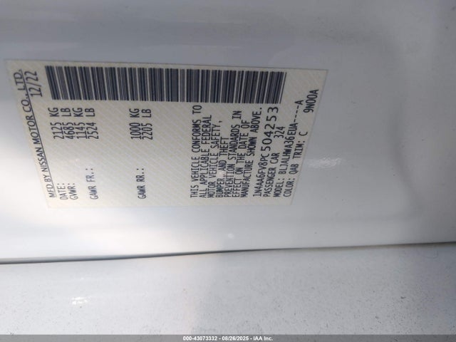 1N4AA6FV8PC504253 Nissan 2023