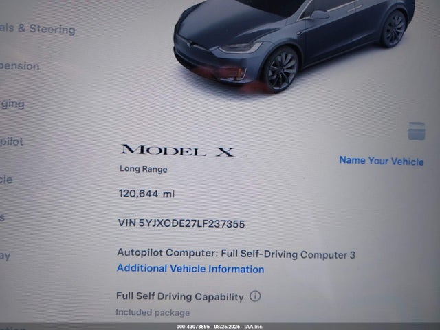 Tesla 2020 2020 5YJXCDE27LF237355 Image 16