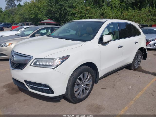 2014 ACURA MDX 5FRYD4H49EB035830 Photo 1