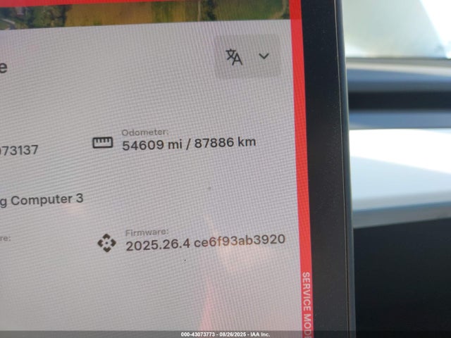 5YJ3E1EA6MF973137 Tesla MODEL 3