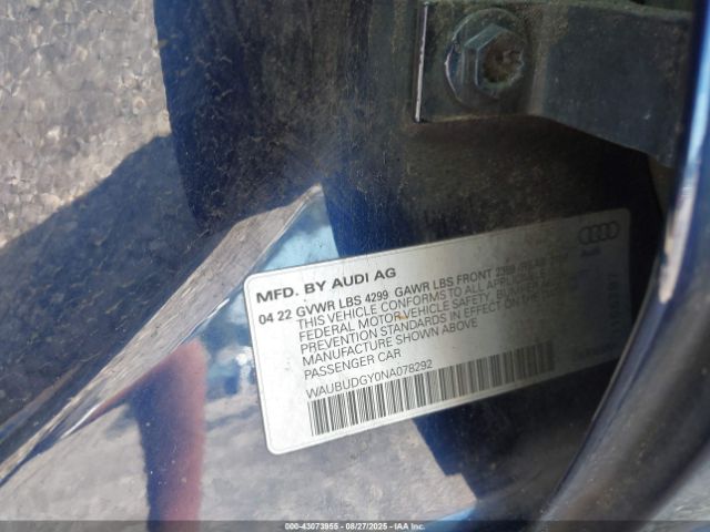 2022 AUDI A3 WAUBUDGY0NA078292 Photo 8